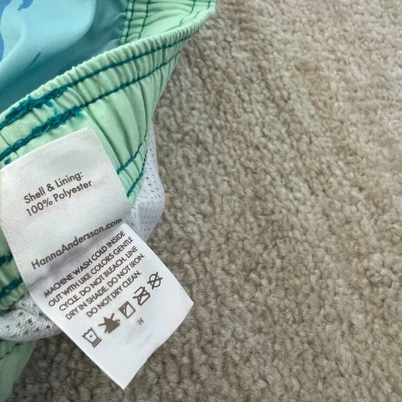 Hanna Andersson Boys Fish Sea Swim Shorts Trunks 10 - Picture 8 of 8